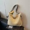 Straw Bag Women's Large-capacity Messenger Bag New Holiday Woven Bag Lazy Wind Shoulder Tote Bag