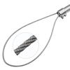 60cm Stainless Steel Pig Dog Cather Pole Catching Lasso Pig Catcher Pole Wire Rope Animal Catch Pole Stretchable Handle
