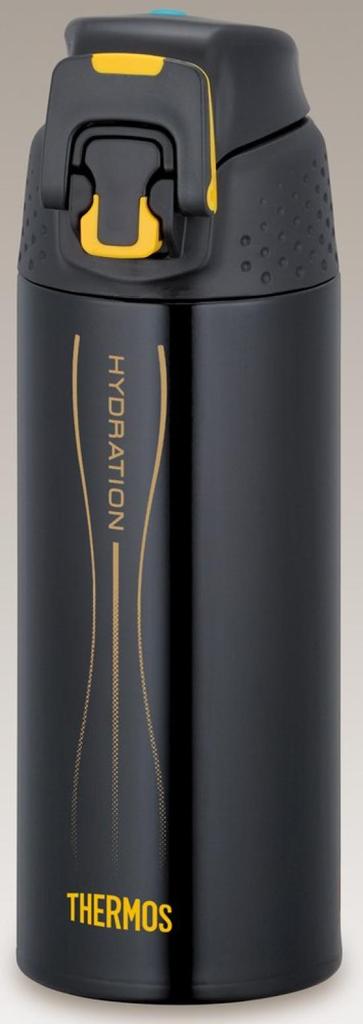 Thermos Vacuum Insulated Sports Bottle 0.5L Black FFZ-500F BK