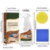 Wood Floor Cleaner 120ml Powerful Wood Floor Cleaner Spray Deodorizing Spray Liquid Cleaning Supplies With Sponge And Towel
