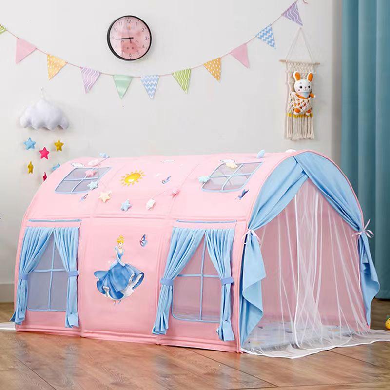 

Детская кровать-палатка, домашний замок принцессы для мальчиков и девочек, шитье, кровать, москитная сетка, кукольный домик, игровой домик