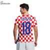 2026 Kroatien T-Shirt für Herren HR Flagge T-Shirts Mode 18 Fußball Oberteil Fußballtrikots Unisex Kleidung