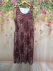 Retro Print Sleeveless Summer Dress with Pockets - Loose Fit Holiday Style