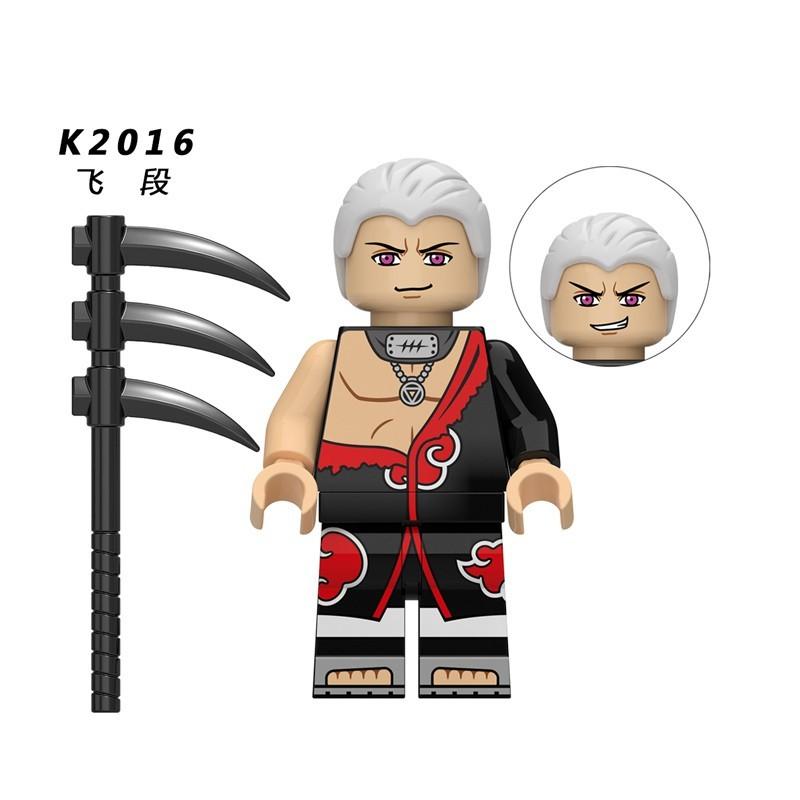 IN STOCK Lego Naruto Minifigures Toys Rock Lee Aburame Shino Figurines Building Blocks Kids Toy