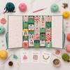 Häkel-Adventskalender 25 Tage 2026, Anfängerfreundliche Weihnachts-Countdown-Box mit Garnen Werkzeugen, DIY Bastelgeschenke für Strickliebhaber, Häkler