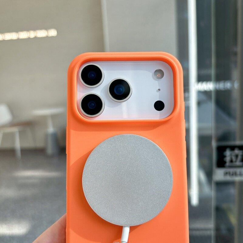 Soft Liquid Silicone Phone Case for Magsafe Mag Safe iPhone 17 Air 16 Pro Max 15 Plus 14 13 17Pro 16Pro 15Pro Magnetic Shockproof Back Phone Cover