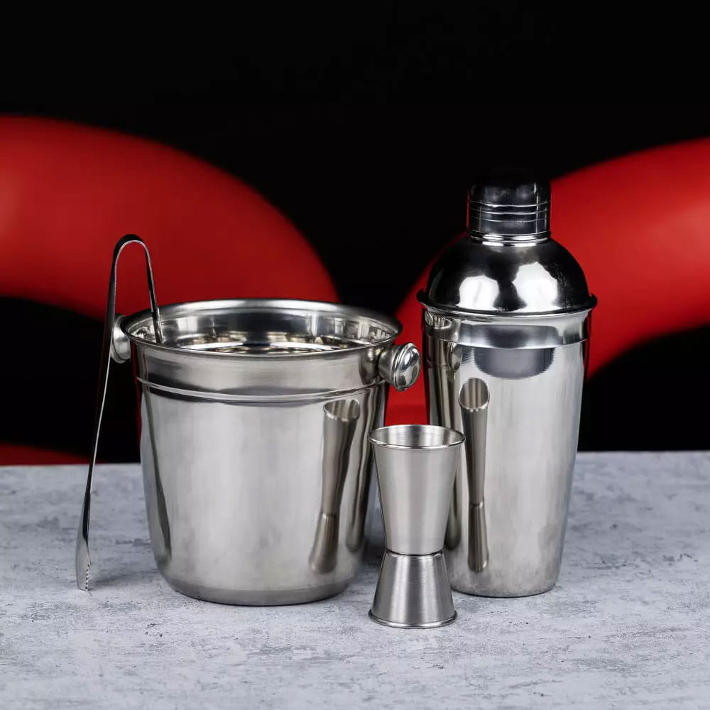 Zestaw Barmański Do Koktajli 4 Ele. Shaker KINGHOFF KH-1706