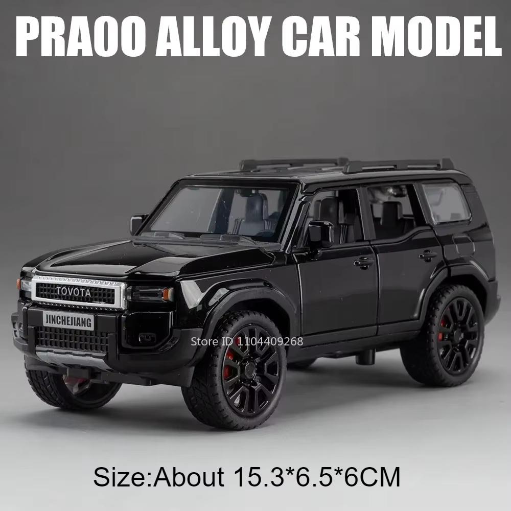 1:32 Scale MITSUBISHI PAJERO Prado SUV Car Model Toy High Simulation Sound Light Pull Back Collection Toys Models for Boys Kids