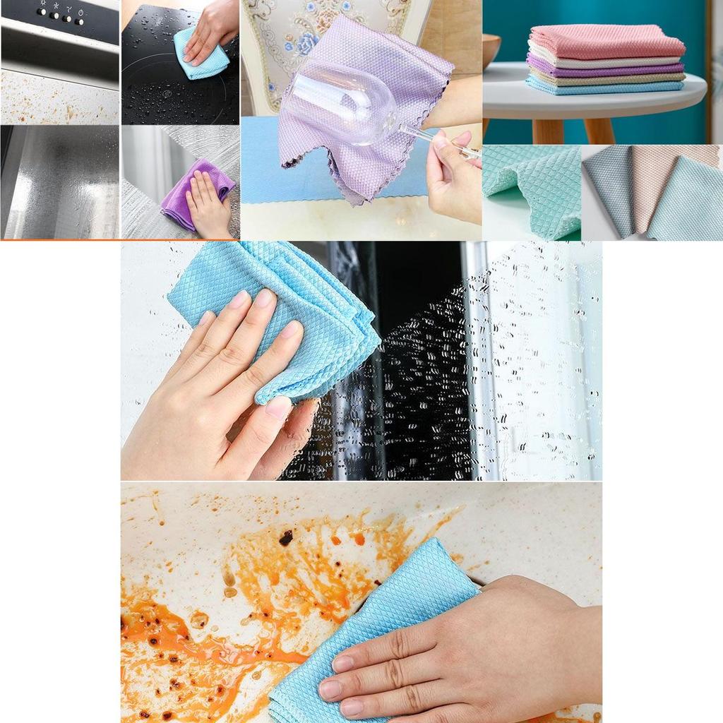 Wunderbare Nanoskala Streifenfreie Reinigungstücher Super Saugfähig Und Weich Im Griff