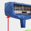 Air Conditioning Cover Waterproof Labor-saving Polyester Air Conditioning Cleaning Bag with Water Pipe Cover Home Supplies