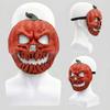 PU Foam Pumpkin Mask Halloween Decor, Scary Jack-o-lantern Mask & Pumpkin Lamp Shade for Carnival Party Ornament