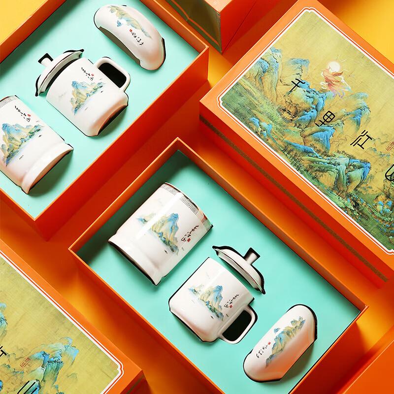 Leopard Brand Thousand-Mile Rivers & Mountains Office Set