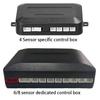 Multiple Radar Parking Sensor Kit Backlight Park tronic LED Display System Backup Monitor Detector Assistant 4/6/8 Radar Sensor