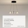 Postmodern Minimalist Chandelier for Living Room, Restaurant, or Bedroom - Italian Round Ring Design