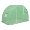 VidaXL Greenhouse 300x150x200 Cm Green Galvanized Steel Garden Greenhouse Vegetable Shelters 45533