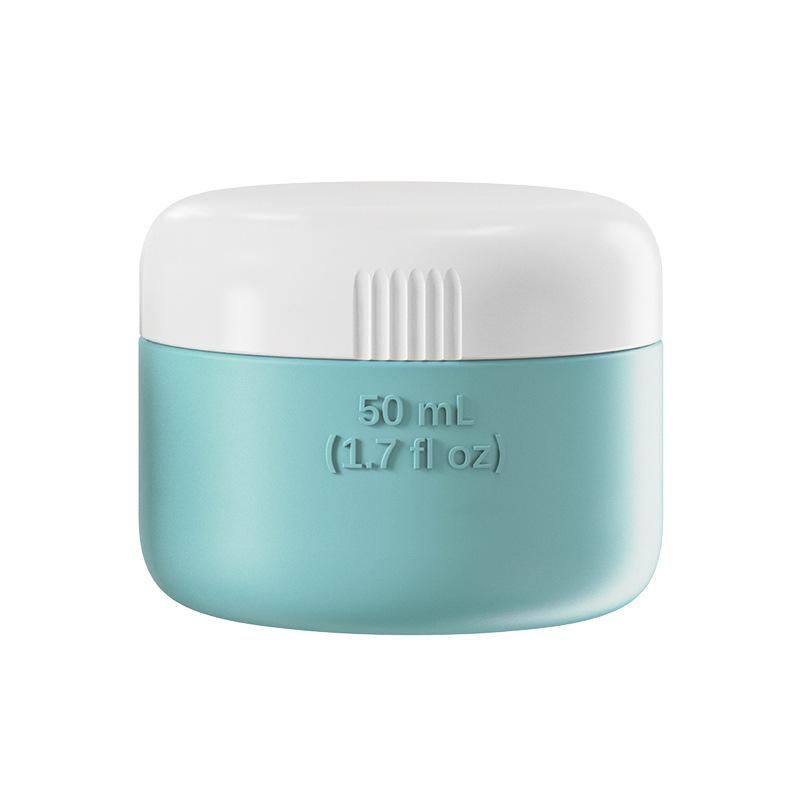 Viral Silicone Travel Pill Box, Mini Refillable Cream Jar Portable Container for Medicine & Lotion, Aesthetic Essential