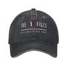 Le Film X-Files Casquette de Baseball Décontractée Été La Vérité Est Là-Bas Casquette de Camionneur Vente en Gros Randonnée Pêche Casquettes de Baseball Drôles