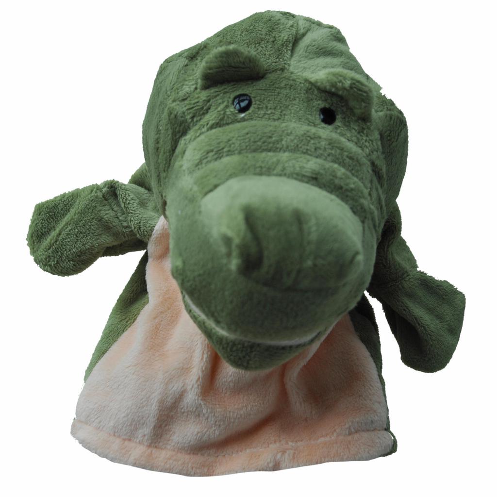 JER Marionetas de Mano,Peluche de Mano,Juquete Felpa de Mano de Dedo Dise/ño de Animal Lindo Peluche para beb/é cocodrilo