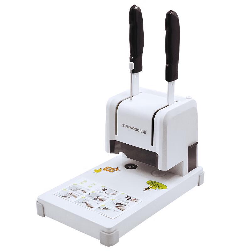 SUNWOOD Automatic Three-Hole Wire Binding Machine SZ9037