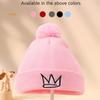 Autumn And Winter Knitted Hat, Letter Nyc Pullover Hat, Men'S And Women'S Versatile Simple Wool Hat, Cold-Proof And Warm Knitted Hat