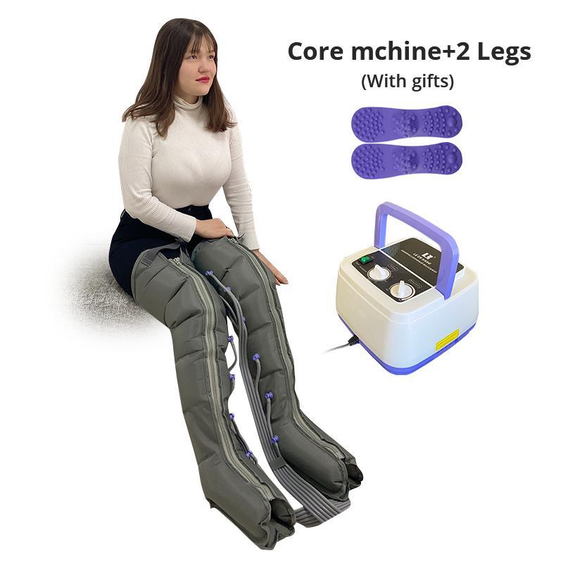 Home Portable Electric Air Compression Massager 6 Chamber for Leg Arm Waist Foot Lymphatic Drainage Massager Blood Circulation