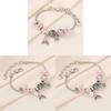 Mermaid Tail Beaded Bracelet With Crystal Accents For Girls Giftgiving