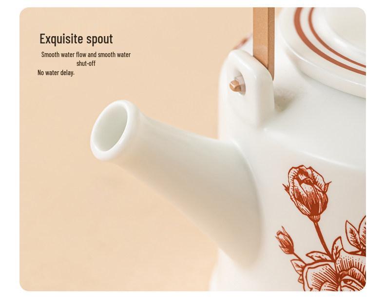Wedding Tea Set: Bride's Dowry Tray & Teapot Gift for Engagement Celebrations