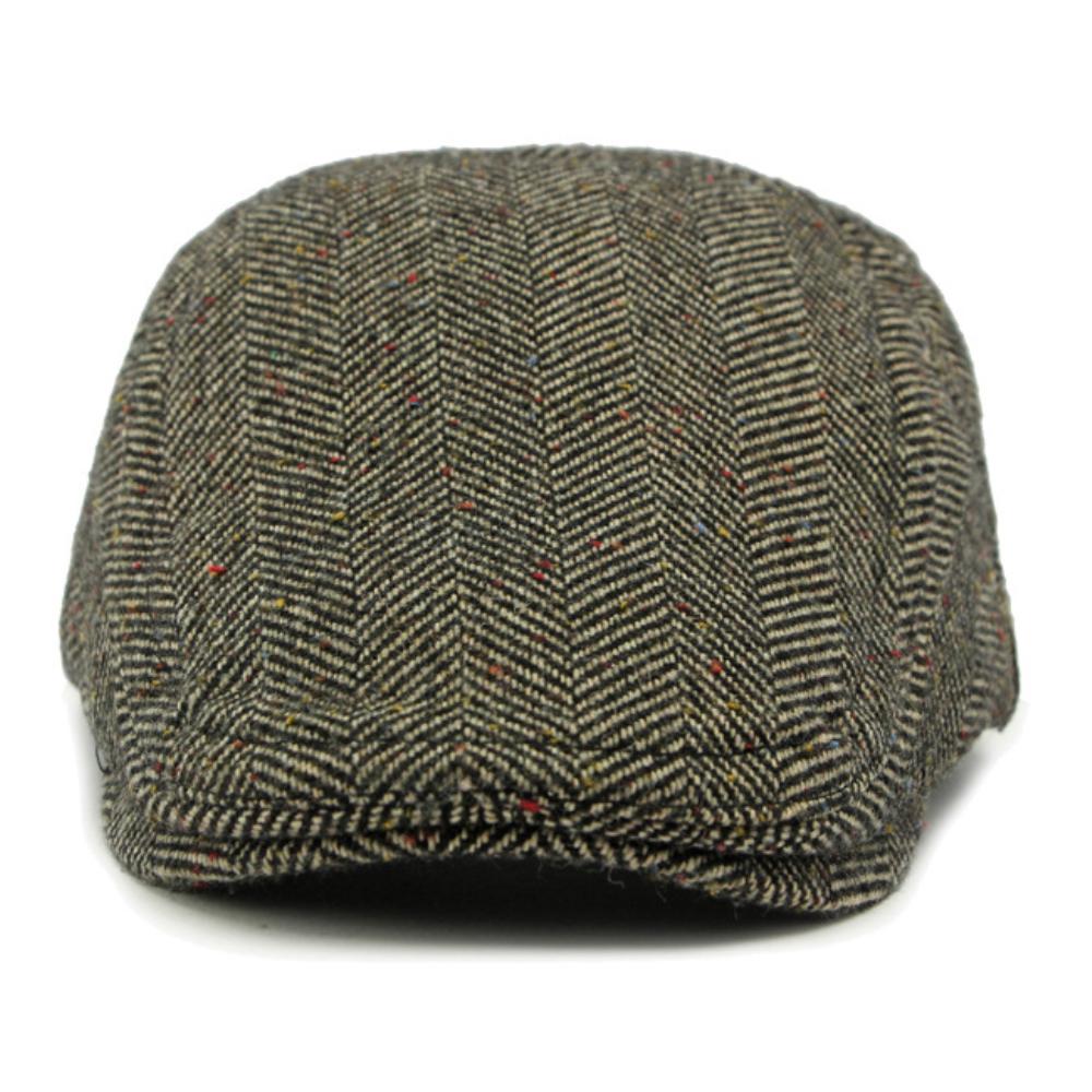 HT4546 Beret Wool Hat Men Women Adjusted Ivy Flat Cap Retro Artist Painter Striped Beret Hat Male Female Autumn Winter Beret Cap
