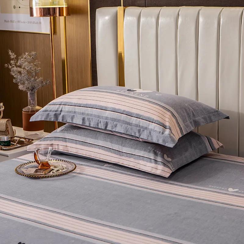 

Наволочка из чистого хлопка, утолщенная двойная наволочка с начесом, хлопковая подушка из кожи, 48x74, одна пара в упаковке