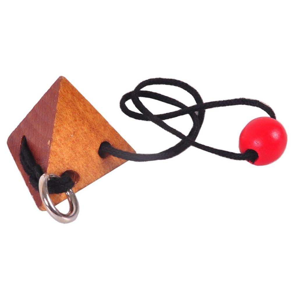Developmental Toys 3D Wooden Wooden Puzzle IQ Unlocking Toys Intelligent Unlock Toy Thinking Games