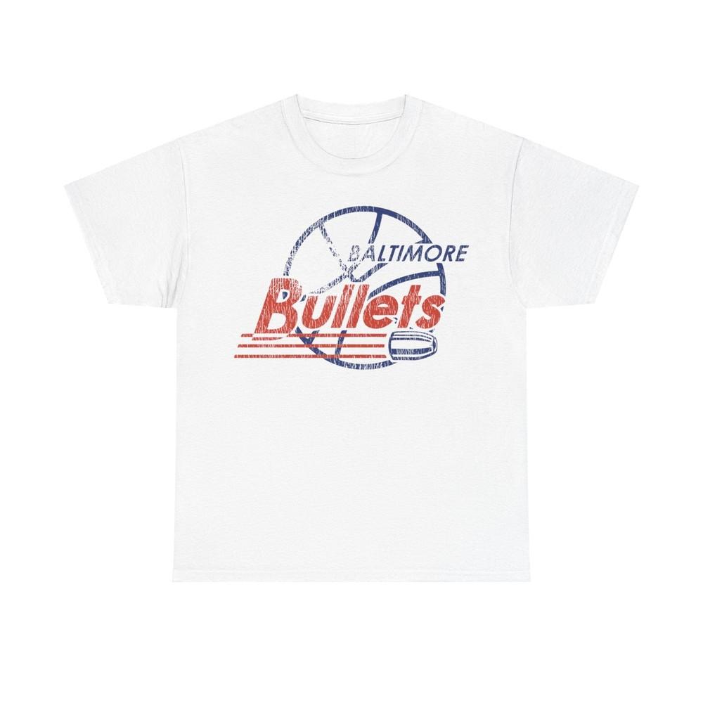 Baltimore Bullets Basketball Nostalgic Retro T-shirt Unisex T-Shirt XXL