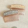 Presilha de Cabelo Pente Invertido com Strass Exquisite para Mulheres - Estilo 2026