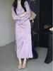 In Stock Spring/Summer 2026 High-End Chinese Style Qipao Dress with Diagonal Tie for Women