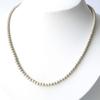 [GOLD STONE] Hokutolite Necklace 4mm, 40cm Length, Taiwanese Origin, Negative Ion Tested, Genuine Radium