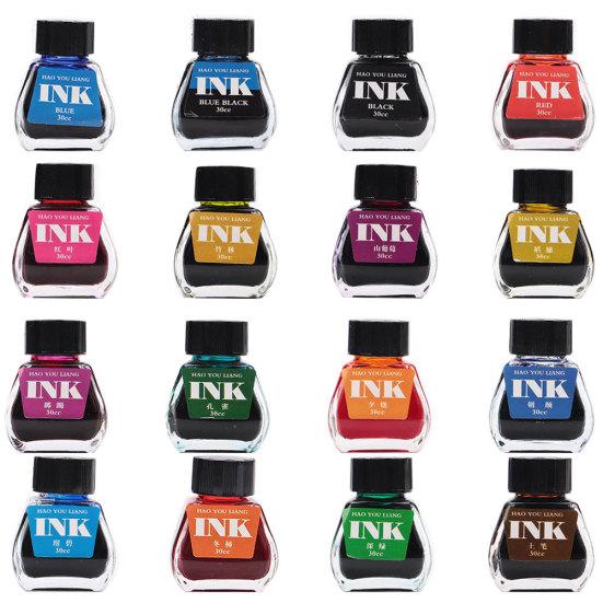 35ML 16 Colors Writing Painting Fountain Pen Ink Student School Office Supplies