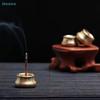 Mini Brass Incense Burner - Small Censer For Stickcone Incense (Homeoffice Aromatherapy Decor)