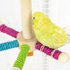 Small Bird Enrichment Toy Rotate Play Stand Bird Entertainment Center For Beak Conditioning And Claws Filing