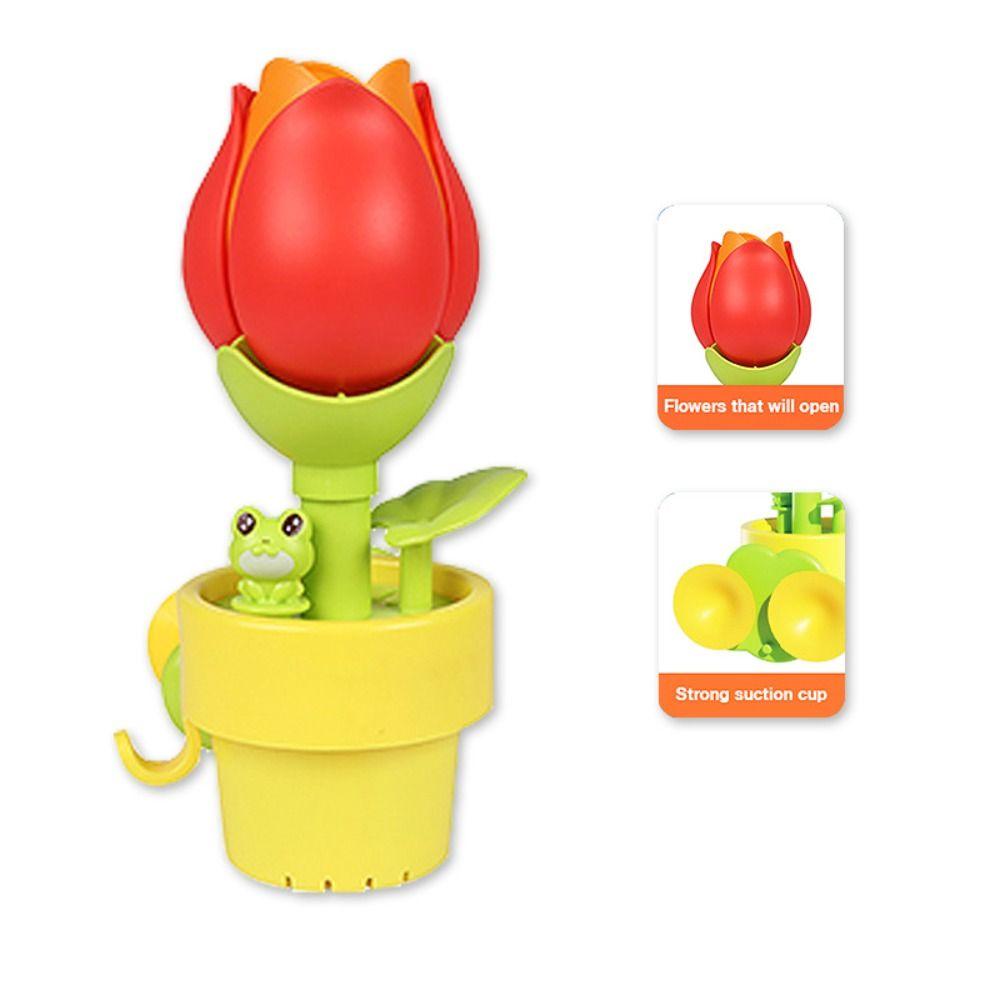 Shower Interactive Baby Bath Toys Flower Blooming Water Bathroom Bathtub Toy Beach Swimming Pool