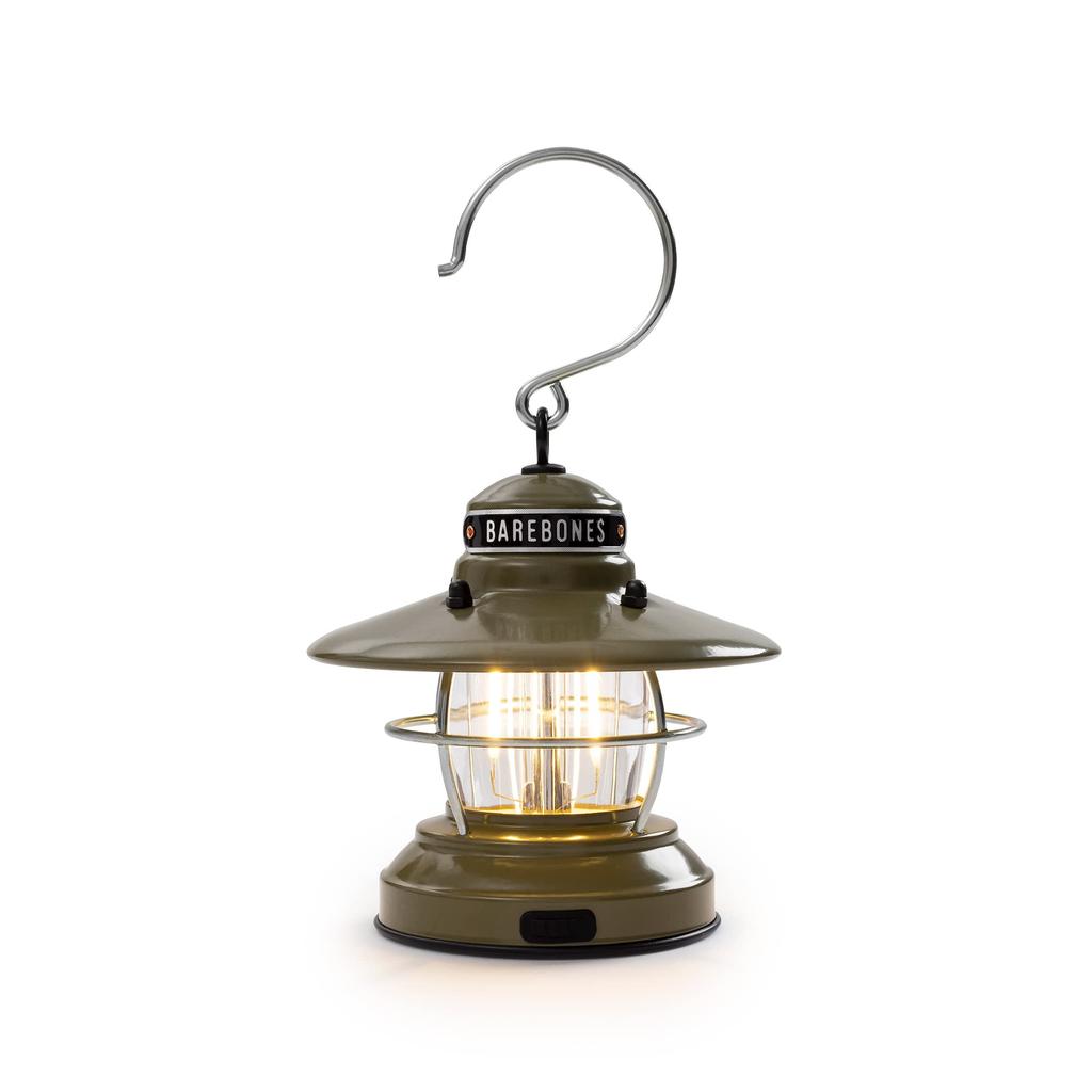 BAREBONES Mini Edison LED Lantern, Olive Drab [Official Japanese Distributor]
