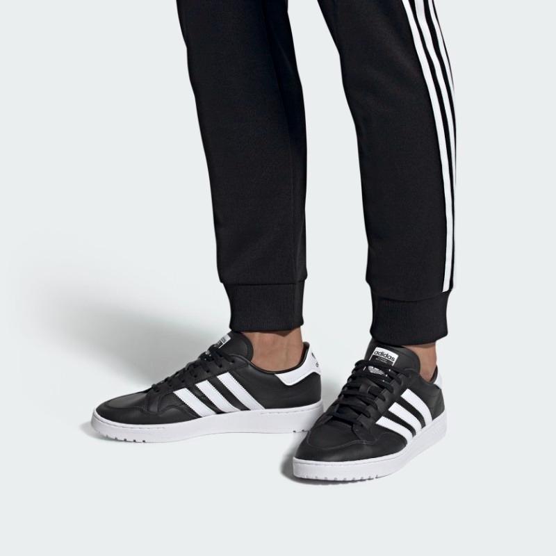 Adidas Team Court 'Black White' Sneakers EF6048