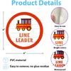 36PCS Colorful Number Spot Markers Stickers Line up Spots for Classroom Floor Number Stickers Classroom Line up Spots Dots Floor Decals for Teacher