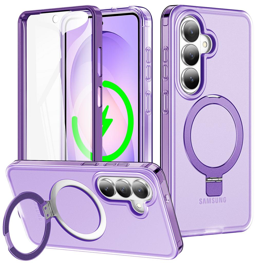 For iPhone 17 Pro Max Magnetic Case TPU + PC Shockproof Phone Cover
