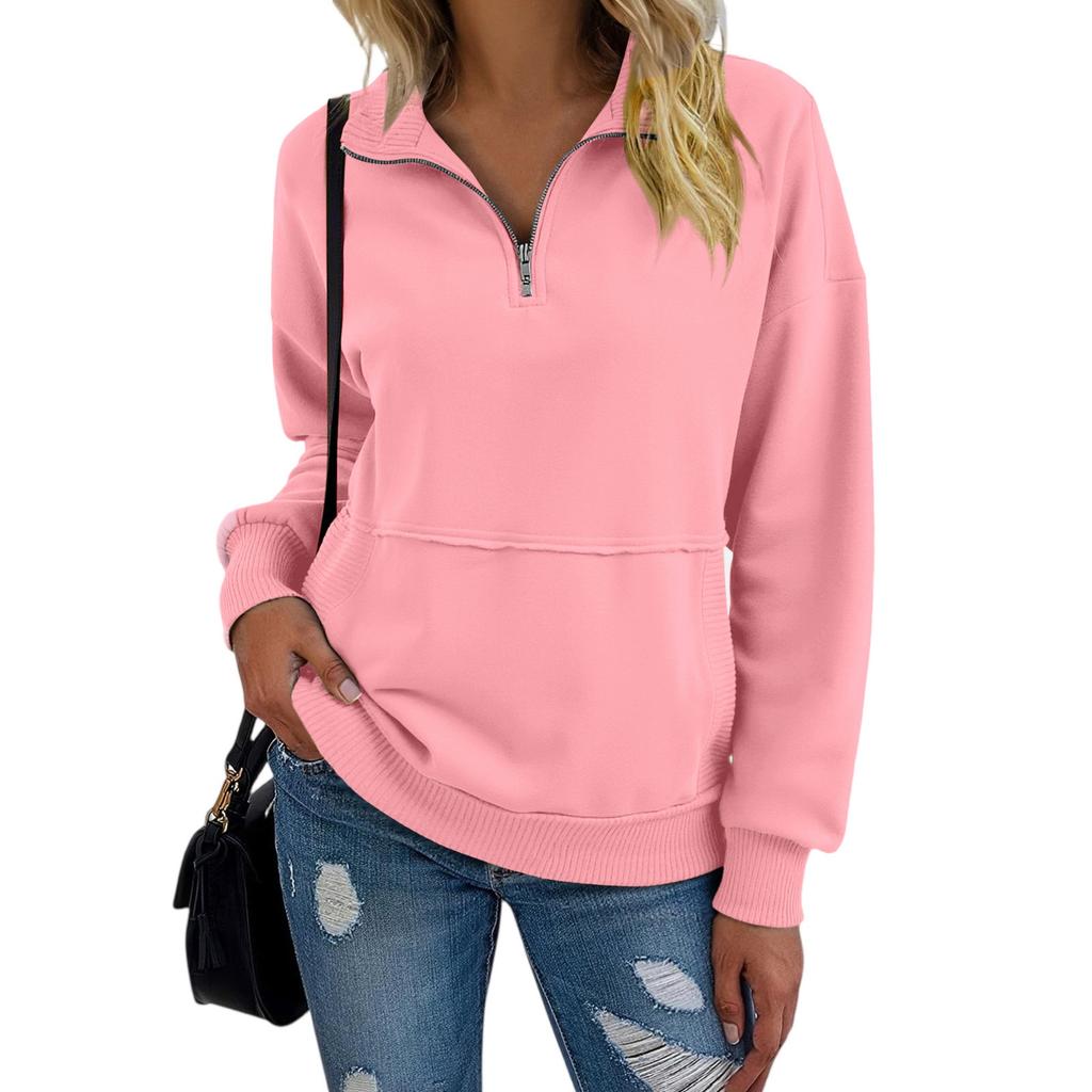 Women's -color Fashionable Long-sleeved Top