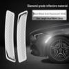 Luminous Reflective Car Wheel Arch & Bumper Stickers: Night Safety & Anti-Scratch Protection