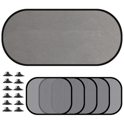 LMoDri 5 Pcs Car Windows Sun Shade Black Mesh Auto Sun Visor Curtain Window Sunshade Suction Cup Protection Front Rear