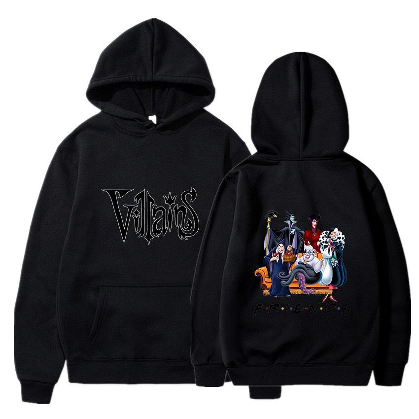 Villains Hoodie Sweatshirts Men Women Fashion Casual  Autumn Winter Fleece Streetwear Tops