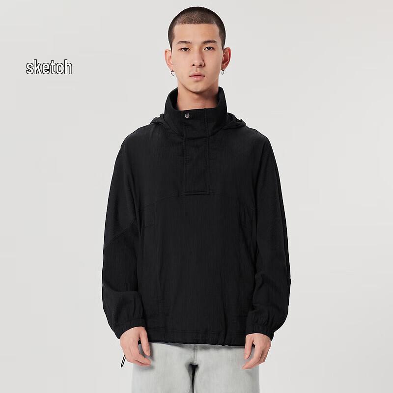 

Speed Sketch Men s 2023 Spring Hooded Stand Collar Loose Fit Jacket M