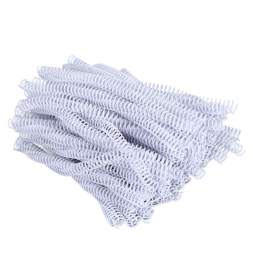 100Pcs Single   Wire Binding Spines 48 Teeth 4-1 Pitch 14.3mm 115 Sheet Capacity Spiral Binding Coil