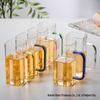 Heat-Resistant Square Borosilicate Glass Cup for Tea and Cold Drinks with Handle