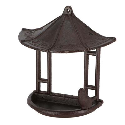 Cast Iron Wall Feeder with Roof